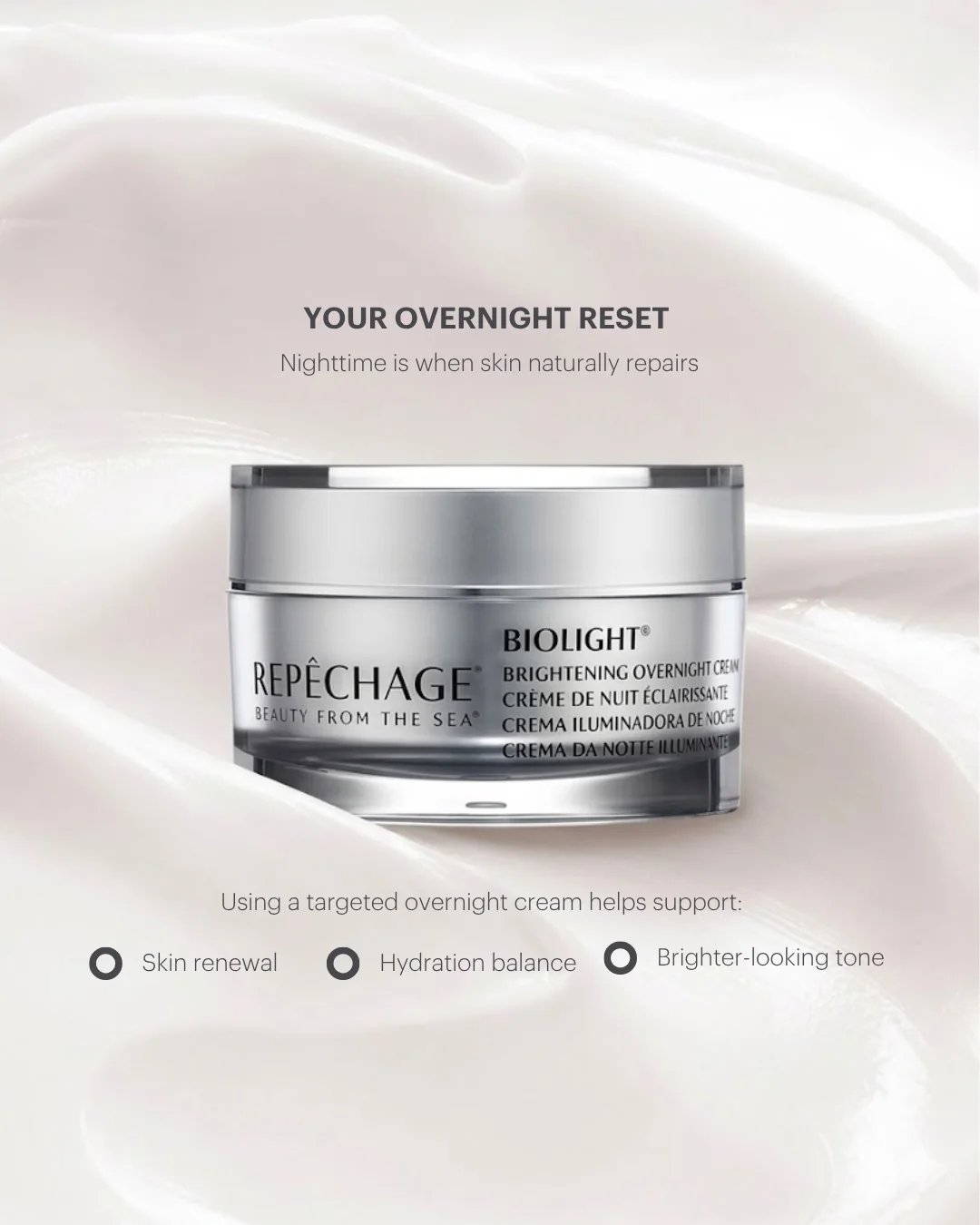 Biolight® Brightening Overnight Cream - Skin Brightening Moisturizer - Image 3